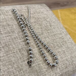 Tiffany & Co. Silver Beaded Necklace Set